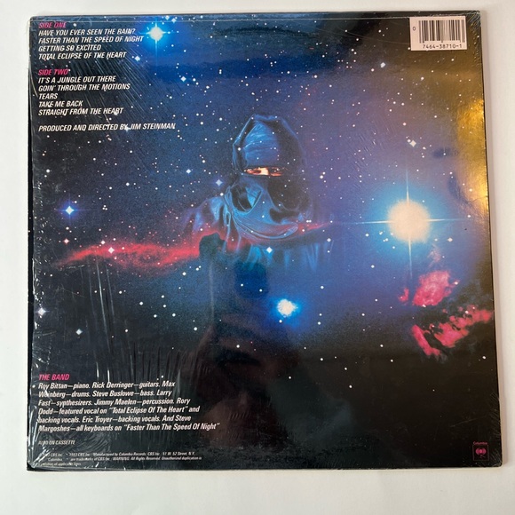 Bonnie Tyler Faster Than The Speed of Night Vinyl - Picture 2 of 4